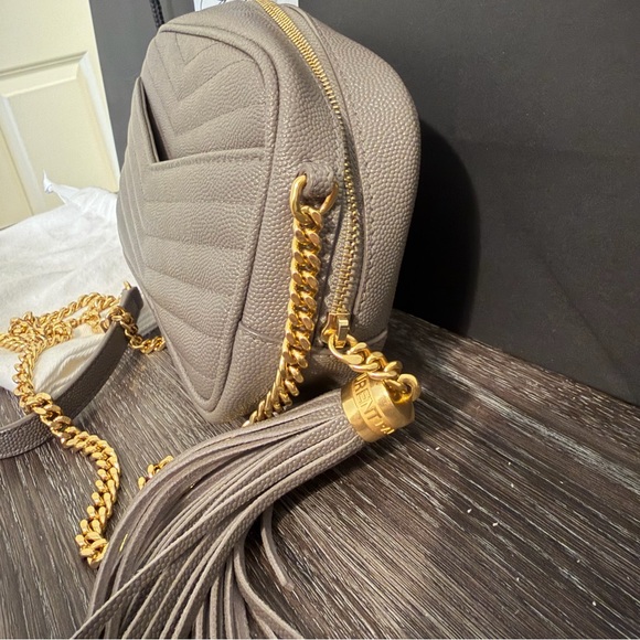 YSL Mini Lou Bag with Saks Paper Bag - Picture 16 of 17